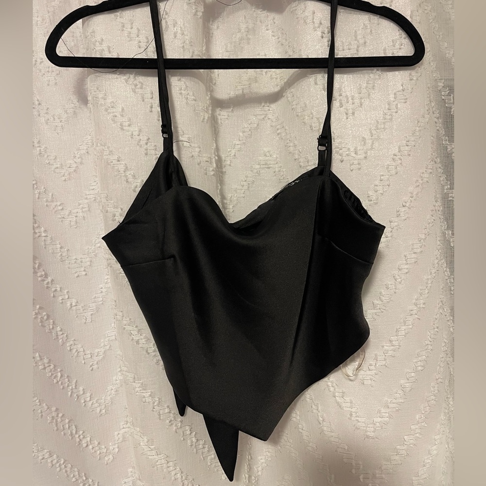 CitiWear Black Triangle CropTop